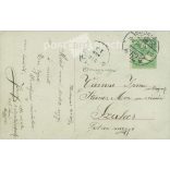 1910 - Romantic postcard. Colored photo sheet. (2791770)