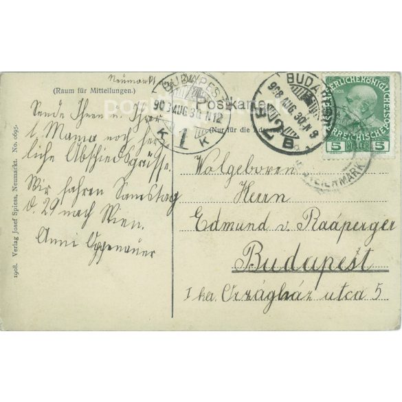 1908 - pa Neumarkt Obersteier. Postcard, photo sheet. (2791772)