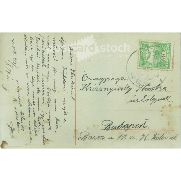 1915 - Romantic postcard. Photo sheet. (2791773)