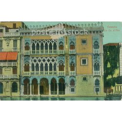 1914 - Venice postcard. Colored photo sheet. (2791779)