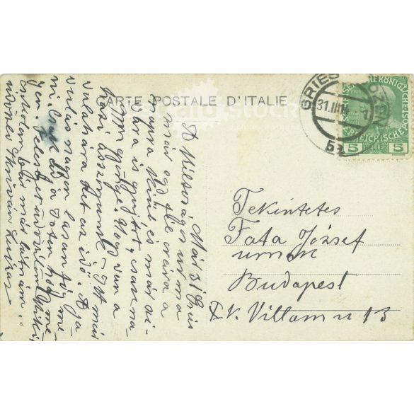 1914 - Venice postcard. Colored photo sheet. (2791779)