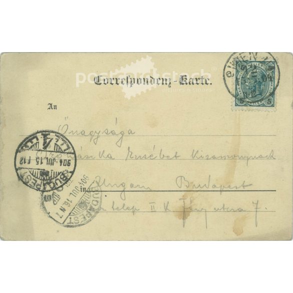 1904 - Vienna. Art Nouveau exhibition. Postcard, photo sheet. (2791783)