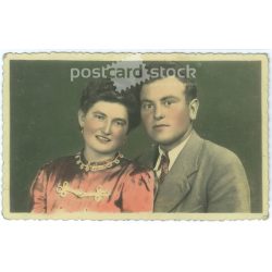   1942 - In memory of Piroskám. Postcard, Kodak color paper image from the age of general distribution of color photos. (2791785)