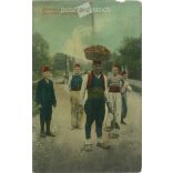Bosnian fruit seller. Postcard, colored photo sheet. (2791787)