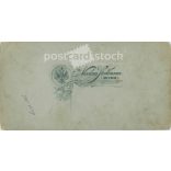 Cabinet photo taken by Nicolay Stockmann in a photo studio in Vienna. Portrait photo of Otto Ledl, with hat and walking stick, wearing a fashionable mustache. (2791800)