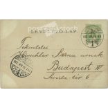 1902 - Studio photo of a more talented man in a hat with a walking stick. Postcard, photo sheet. (2791807)