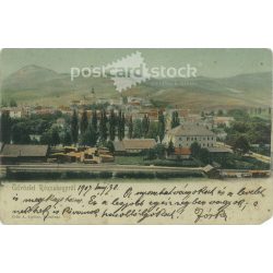   1903 - Greetings from Rózsahegy. Postcard, colored photo sheet. (2791808)