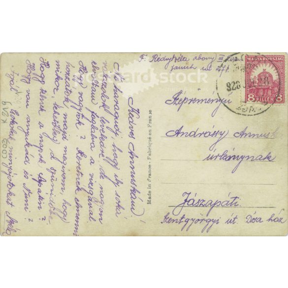 1928 - Horse and young lady rider. Postcard, colored photo sheet. (2791812)