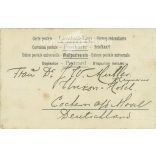 Cheerful contemporary postcard with unique illustration. (2791814))