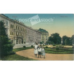   1911 - Szeged, Bástya street. Postcard, colored photo sheet.(2791858)