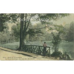   1910 – Lake Minimes in Paris. Postcard, colored photo sheet. (2791860)