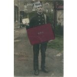 1912 - Creative French postcard, color photo sheet. Paper with appliqué, overlay. (2791866)