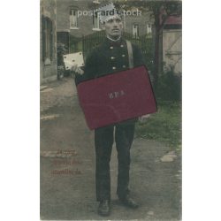   1912 - Creative French postcard, color photo sheet. Paper with appliqué, overlay. (2791866)