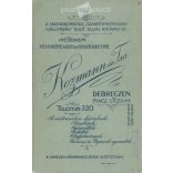 Portrait photo of young girl with huge bow from Kozmann and Companion’s photo studio. Debrecen. Cabinet photo / hardback photo / business card. (2791871)