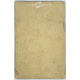 Portrait photo of a senior lower class man. Laminated on embossed hardboard. Cabinet photo / hardback photo / business card. (2791876)