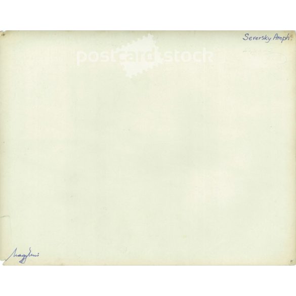 Late 1930s. Seversky P-35 Alexander Kartveli, who stands next to the SEV-3XAR, with the inscription X-2106. This is probably the last amphibian configuration of the aircraft. (2791879)