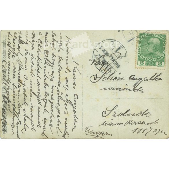 1915 - WWI K.u.K. soldiers at their station. Szolnok. Postcard, photo sheet. (2791887)