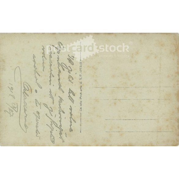 1918 - The end of the war. K.u.K. soldiers in front of the cornfield. Postcard, photo sheet. (2791890)