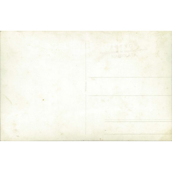 The young “heir to the throne,” the princess, has arrived. Pottok photo studio, Nagykáta. Original paper image. Postcard, photo sheet. (2791911)