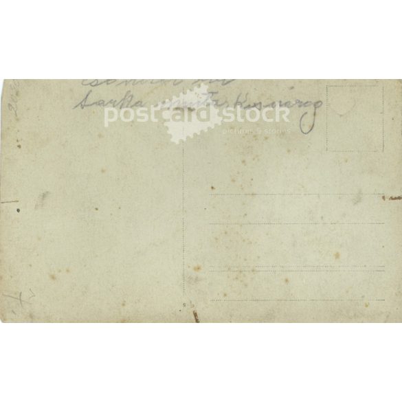 Photo of young soldier, studio shot. Original paper image. Postcard, photo sheet. (2791925)