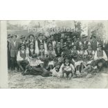 1948 - Photograph of Mihály Spielmann’s studio, group portrait of a young company. Original paper image. Postcard, photo sheet. (2791926)