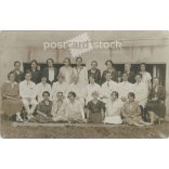 19299 - Group portrait of internal medicine students. Debrecen. Original paper image. Postcard, photo sheet. (2791927)