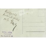 1921 - Photograph of a half-length young man in Géza Ryba’s photo studio, in an elegant hat and suit. Budapest. Original paper image. Postcard, photo sheet. (2791932)