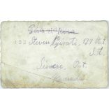 Middle-aged couple in the United States in the late 1940s. Original paper image. (2791939)