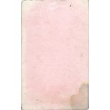 Studio portrait of a middle-aged, middle-aged man with a marked mustache and beard.  Cabinet card / CDV photo / hardback photo. (2791954)