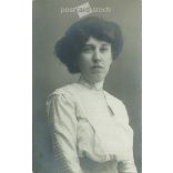 Studio portrait of young woman. 1930s. Original paper image. Postcard, photo sheet. (2791971)