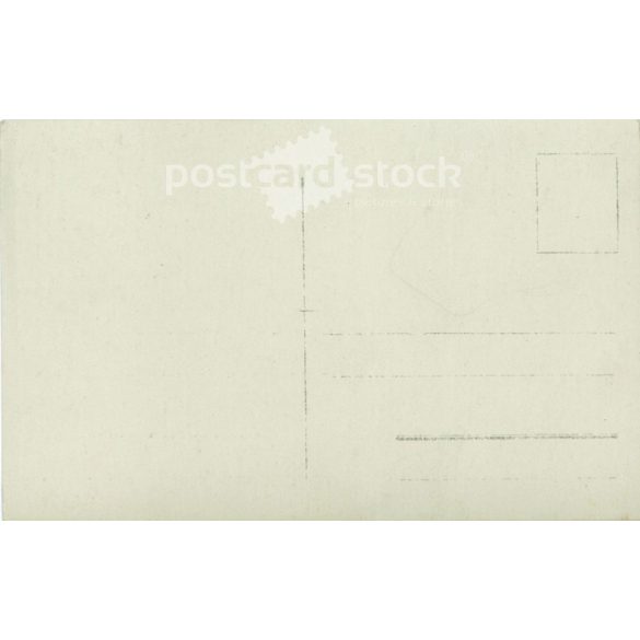 Studio portrait of young woman. 1930s. Original paper image. Postcard, photo sheet. (2791971)