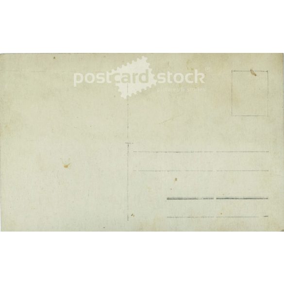 Young girl with long hair with bow. Original paper image. Postcard, photo sheet. 1920s. (2791798)