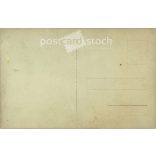 Full length photo of young girl with black kitten in studio. Original paper image. Postcard, photo sheet. (2791981)