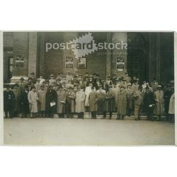   1939 - Casual group photo, Budapest, International Fair. Original paper image. (2792003)