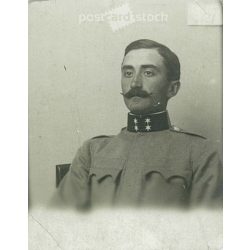   Photo of young officer. Original small paper image. (2792011)