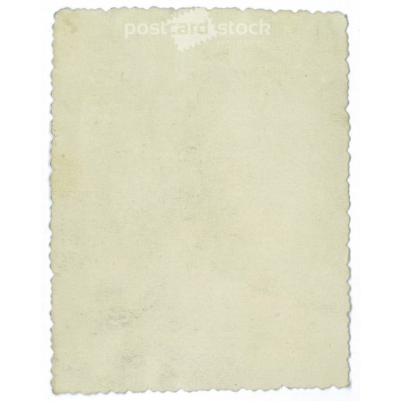 Portrait photo of a restrained conservative lady. Original small paper image. (2792012)