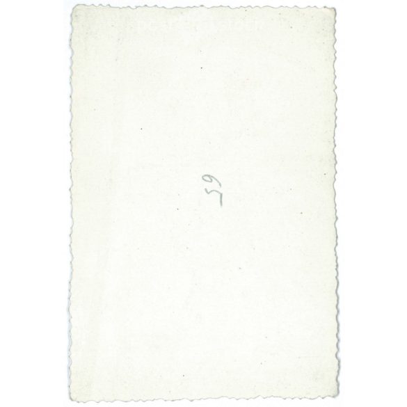 Full length photo of young woman in elegant dress in the park. Small original paper image. (2792018)