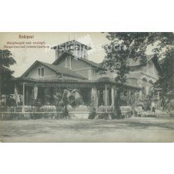   1912 - Lower inn on Margaret Island. Budapest. Original paper image, postcard, photo sheet. (2792030)