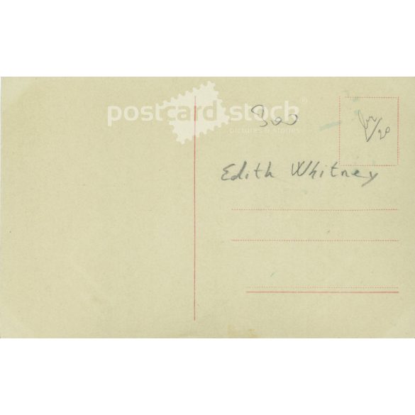 Edith Whitney is an American actress. Early 1900s. French fashion. Colored photo sheet, postcard. (2792046)