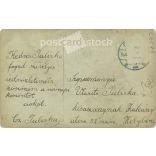 1908 - Portrait of a young woman Zákány, in contemporary, elegant clothing, with a hat. Colored photo sheet, postcard. (2792049)