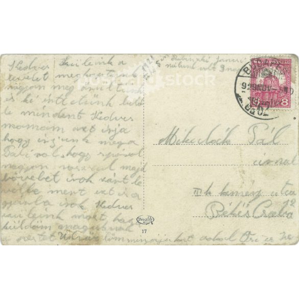 1928 - Budapest. East railway station. Photo sheet, postcard. (2792059)