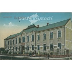   1918 - Magyaróvár. State, civilian Girls’ School. Colored photo sheet, postcard. (2792061)