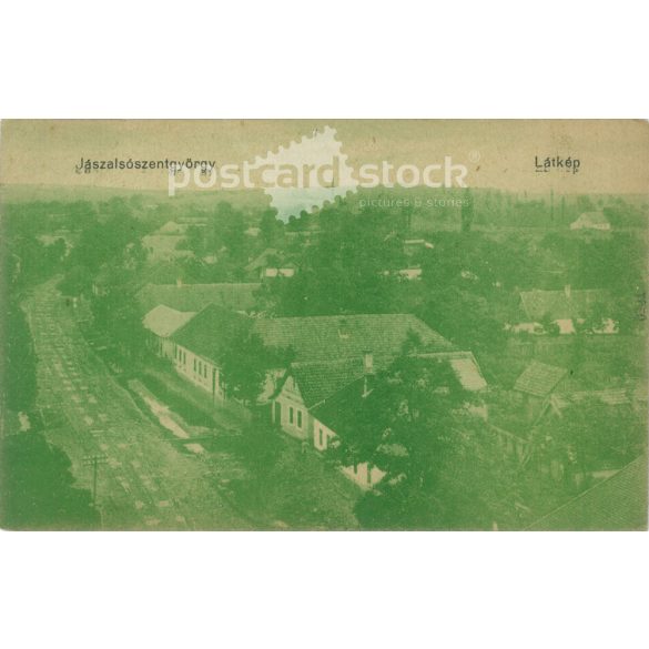 1924 – György Jászalsószent. View. Colored photo sheet, postcard. (2792065)