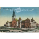 1918 - Subotica. City hall. Colored photo sheet, postcard. (2792069)
