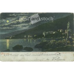   1904 - Abbey. Southern beach with a statue of Mary. Colored photo sheet, postcard. (2792074)