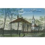 1928 - Püspökladány. Roman Catholic church with the parish. Colored photo sheet, postcard. (2792076)