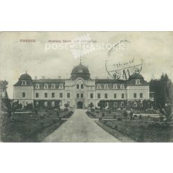  1914 - Homonna. The castle of Count Sándor Andrássy. Black and white photo sheet, postcard. (2792078)