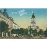 1918 - Szatmárnémeti. Reformed Church. Colored photo sheet, postcard. (2792079)