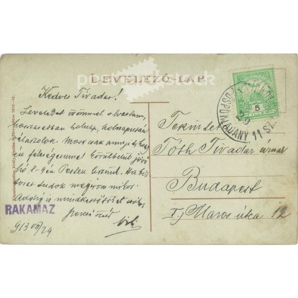 1913 - Nyíregyháza. Salt lake spa. Colored photo sheet, postcard. (2792082)