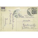 1921 - Szolnok. Damjanich statue. Black and white photo sheet, postcard. (2792084)